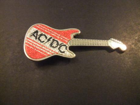 ACDC ( AC (alternating current, wisselstroom) en DC (direct current, gelijkstroom). hardrockband Australië gitaar